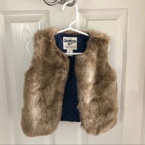 Girls Faux Fur Vest